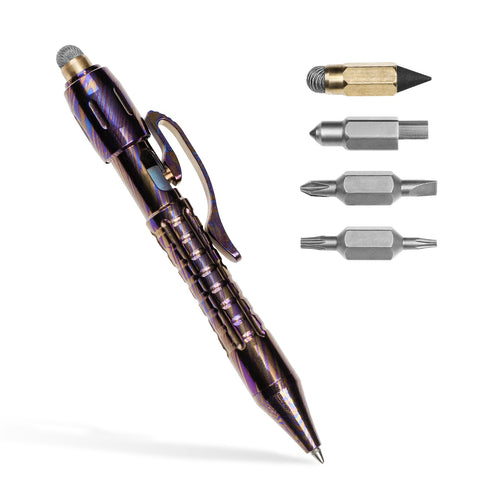 Tacray MP1 mini Multifunctional titanium pen timascus