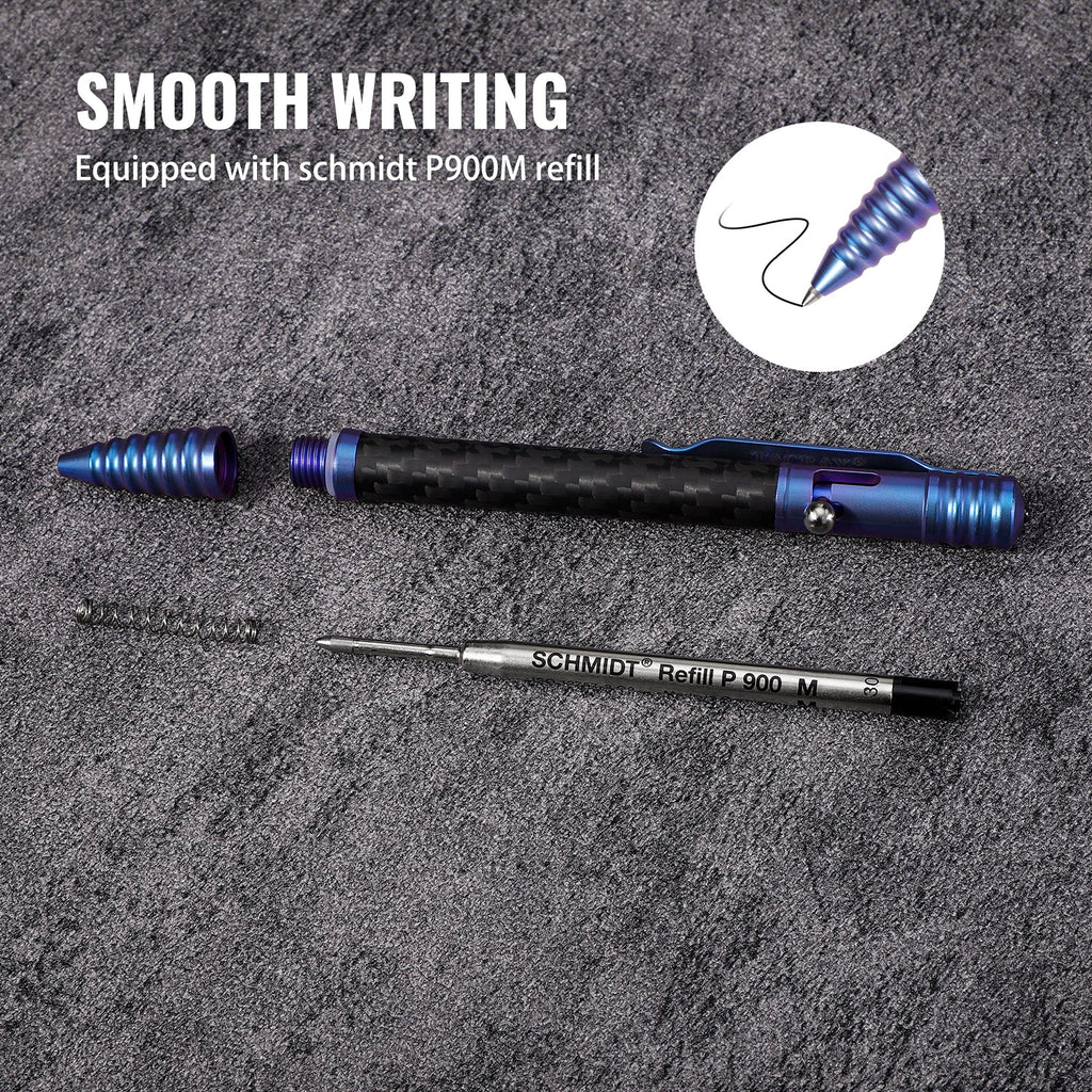 Tacray Titanium Bolt Action EDC Pen ¨C Carbon Fiber