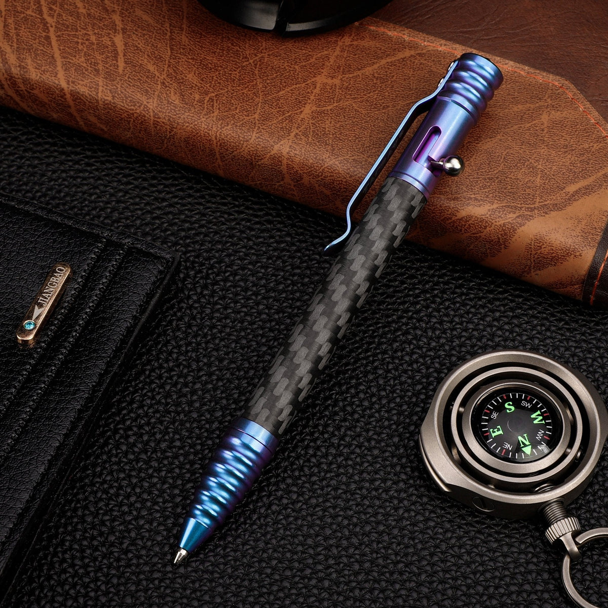 Tacray Titanium Bolt Action EDC Pen ¨C Carbon Fiber
