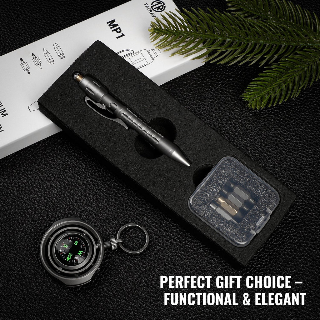 Tacray MP1 Titanium Multitool Pen ¨C EDC Bolt Action