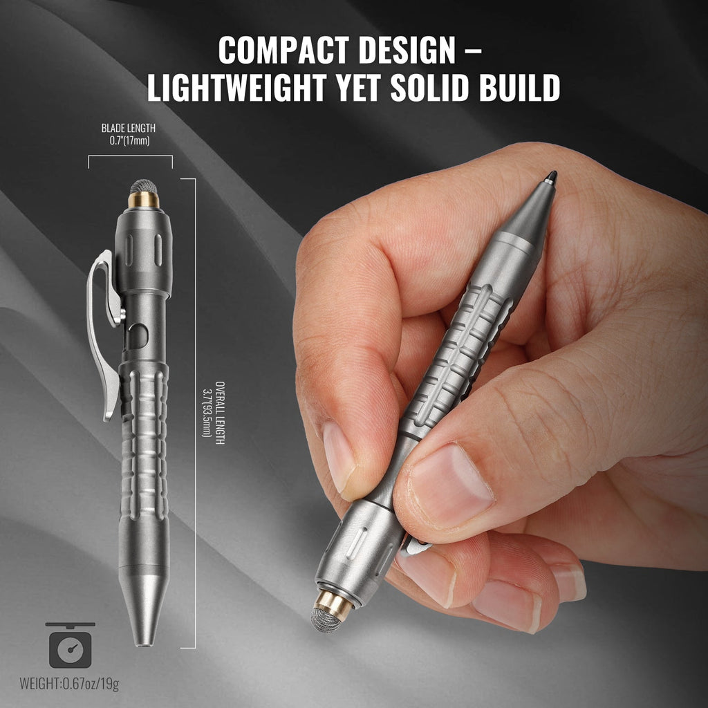 Tacray MP1 Titanium Multitool Pen ¨C EDC Bolt Action