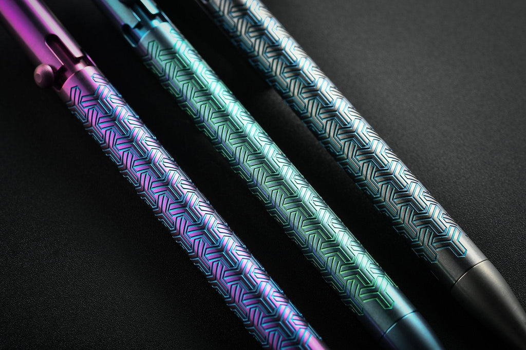 Tacray Spinium Titanium Bolt Action Pen ¨C EDC Spinner