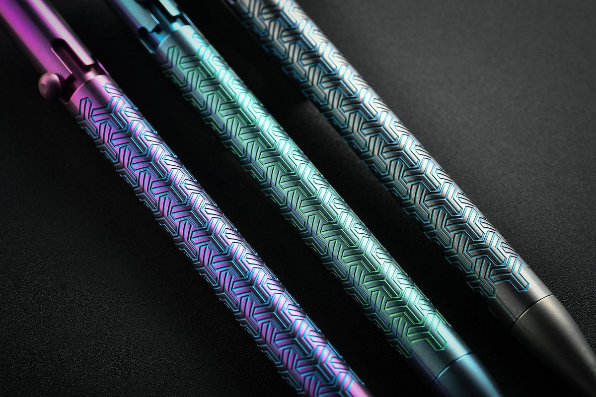 Tacray Spinium Titanium Bolt Action Pen ¨C EDC Spinner