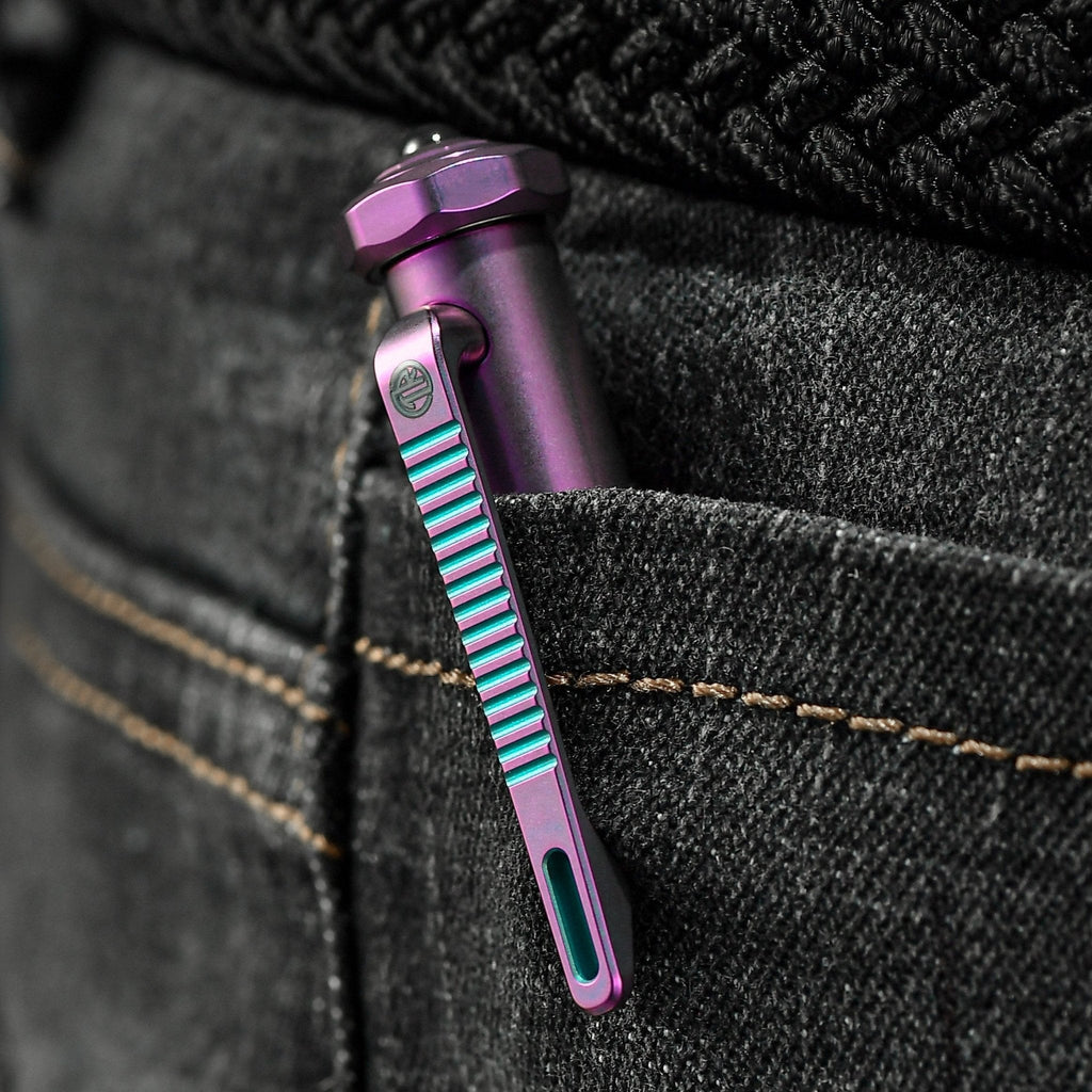 Tacray Spinium Titanium Bolt Action Pen ¨C EDC Spinner