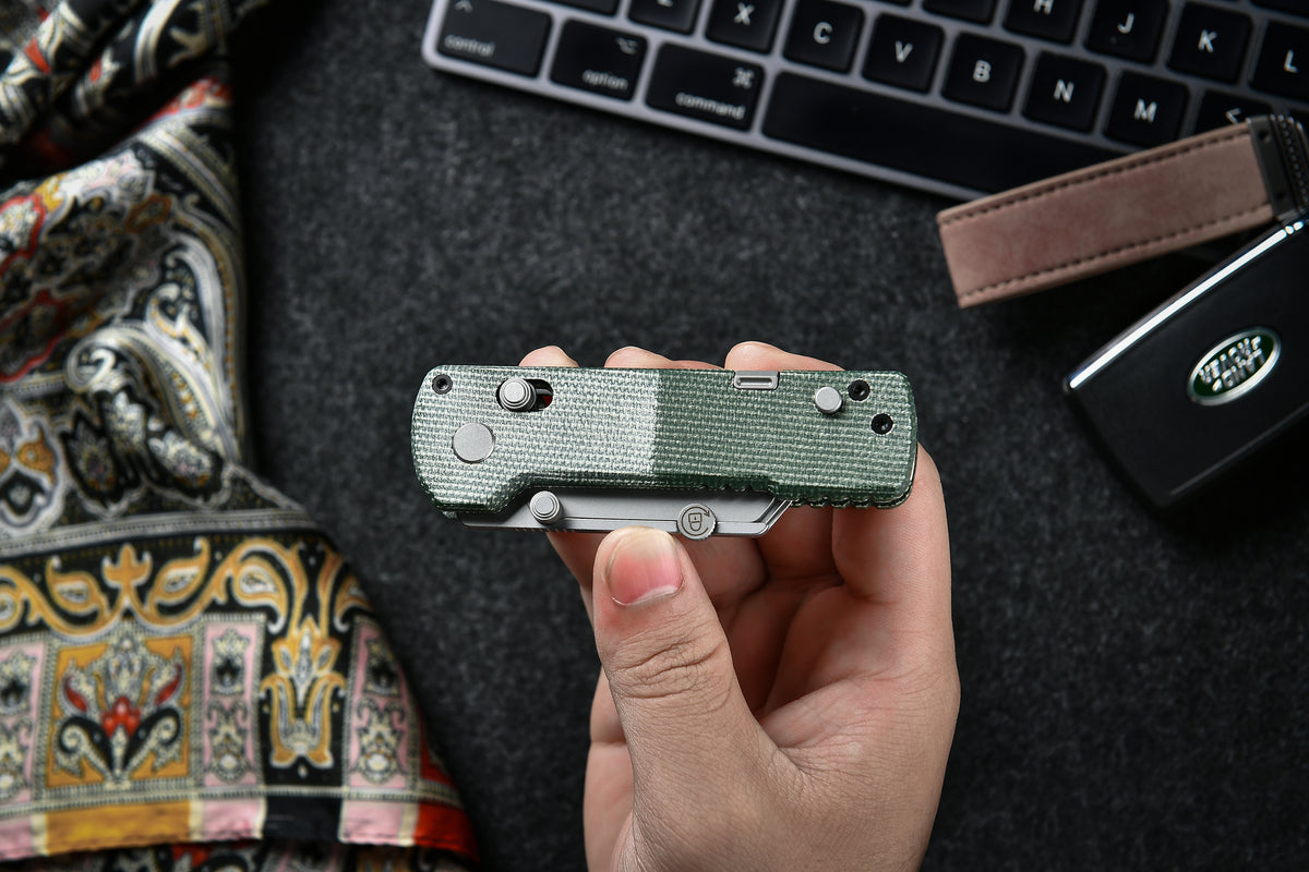 OKNIFE U1 Pro Folding Utility Knife G10 Handle with Ceramic Blade Pocket Paring Knife Fishing Tool