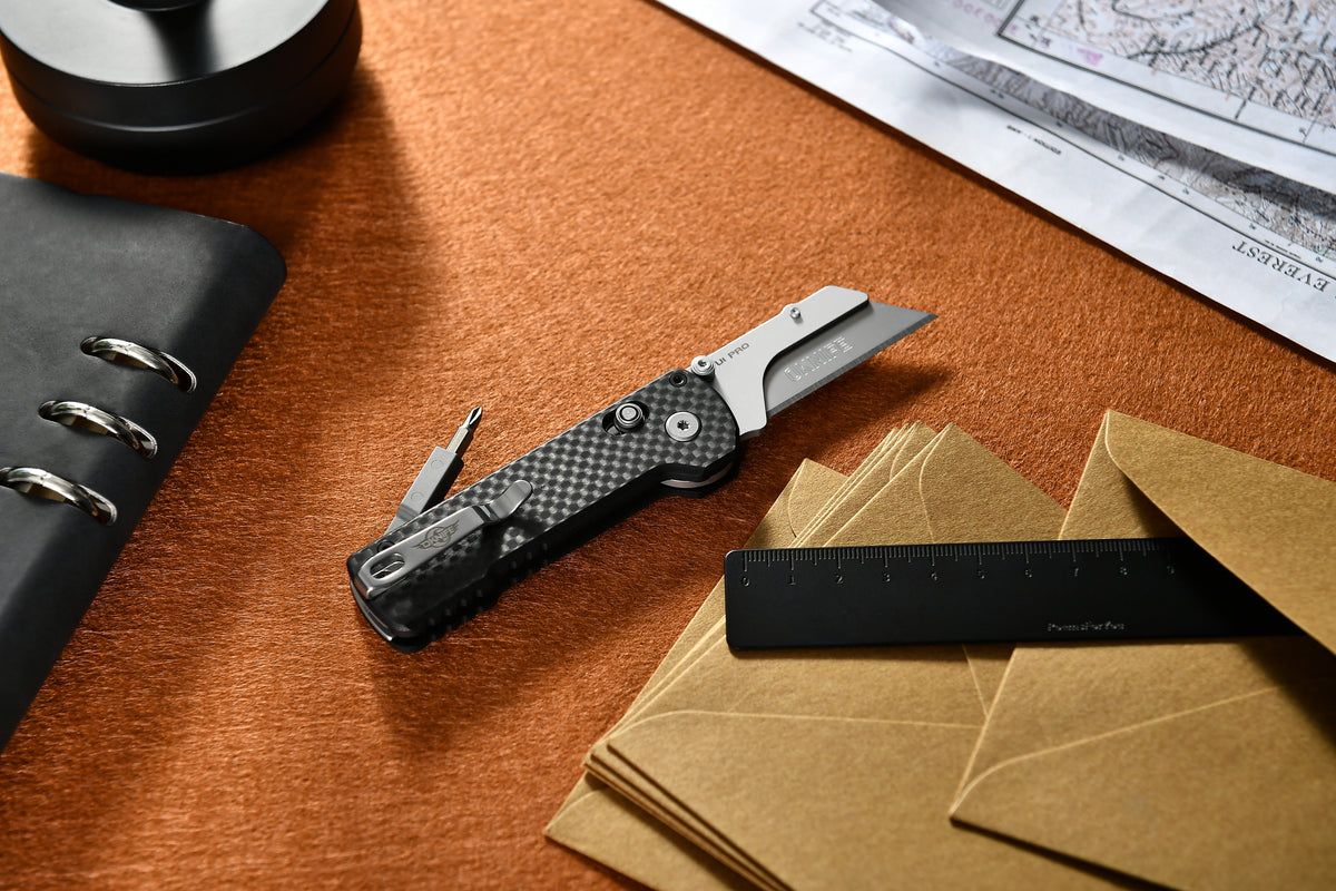 OKNIFE U1 Pro Folding Utility Knife G10 Handle with Ceramic Blade Pocket Paring Knife Fishing Tool