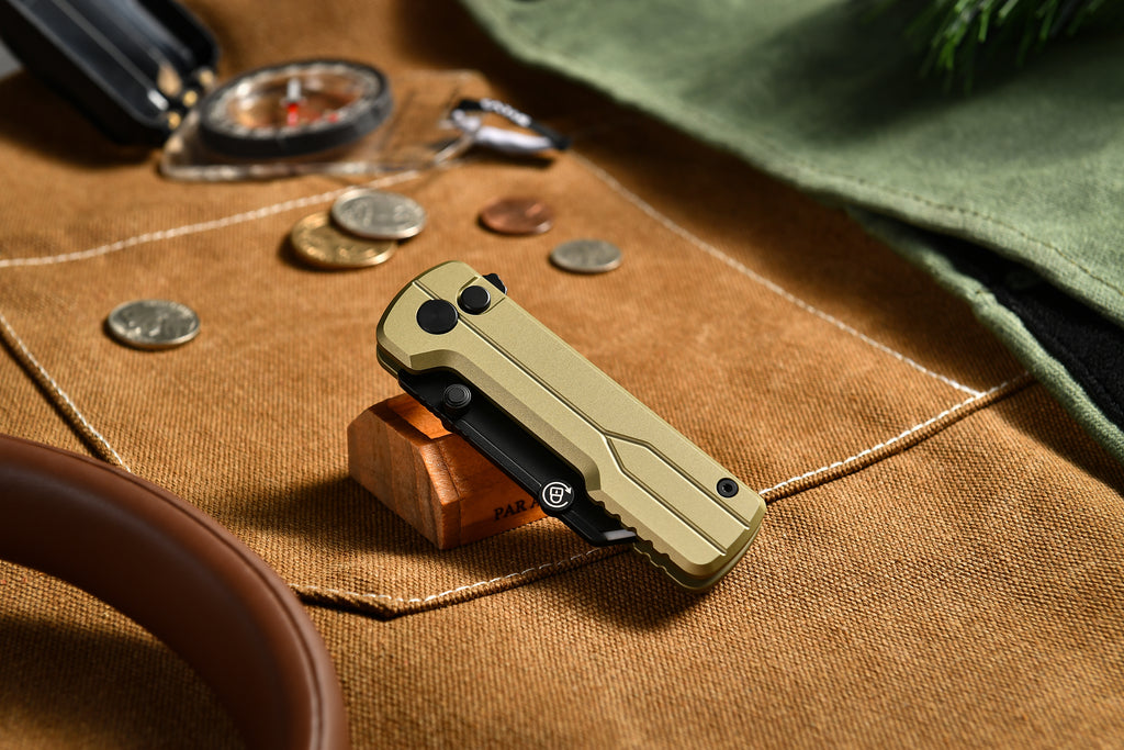 OKNIFE U1 Folding Utility Knife O-Aluminum Alloy Handle with Ceramic Blade Pocket paring knife Fishing tool