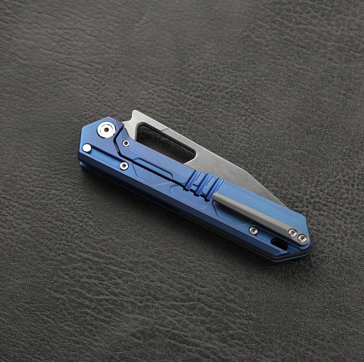 Tacray Titanium Handle Folding Chef Knife ¨C Frame Lock