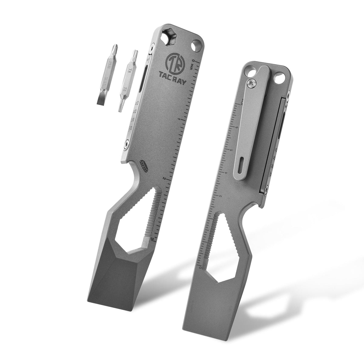 Tacray Titanium Pocket Pry Bar ¨C EDC Emergency Multitool