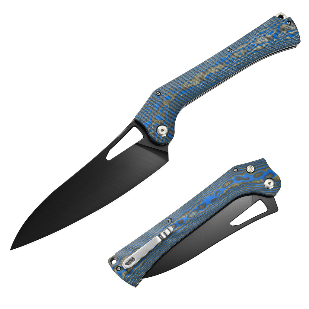 Tacray Outdoor Folding Chef Knife - Micarta Handle Edition