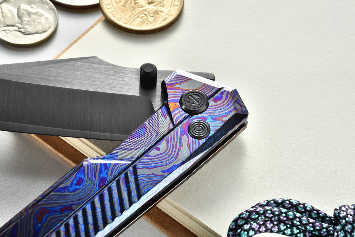 Tacray TIRAN II Limited Edition ¨C Zircuti Handle ¡Á ZDP-189 DLC Blade detail