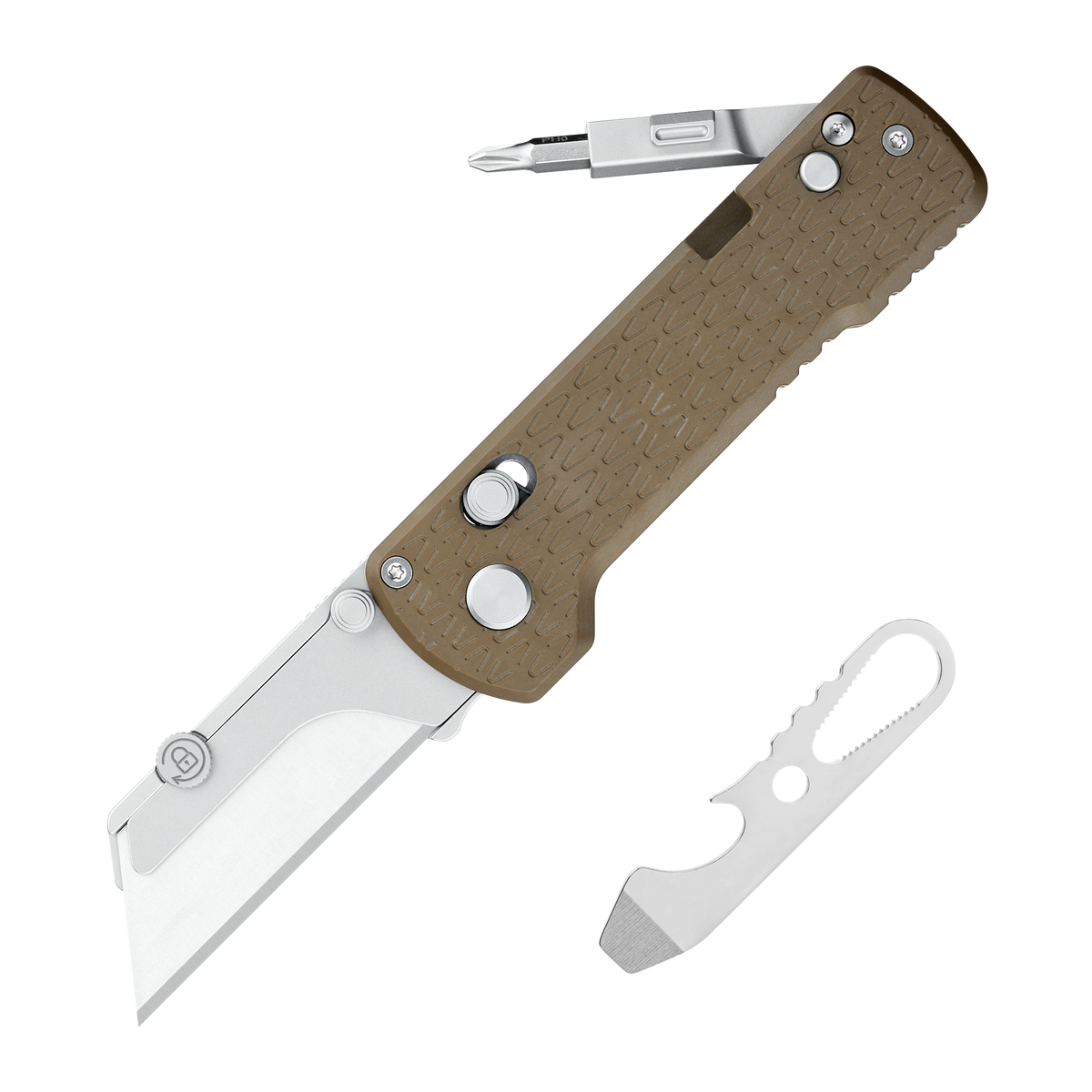 OKNIFE U1 PRO Folding Utility Knife PEI Handle Multifunctional Outdoor Camping Cutter wallpaper knife stripping Tool
